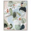 «Pastel Leafs», toile abstraite, fleurs par Art Remedy-104324501-104324512