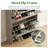 20 Pair Shoe Cabinet Storage For Entryway-738627106