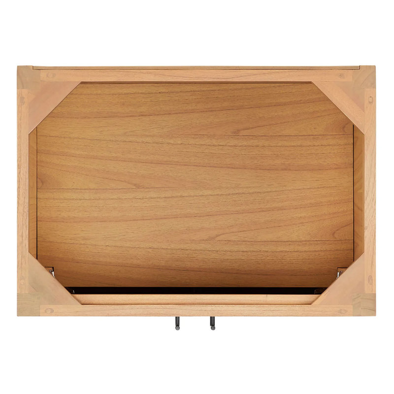 30" Ayanna Single Bathroom Vanity Set with Oval Undermount Sink, Arctic White Quartz, 8" Centers