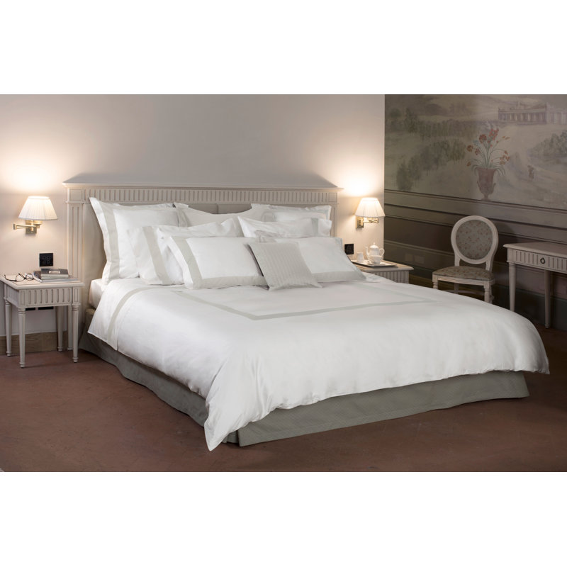 Aida Sham, Euro Sham, White/Pearl