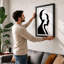 Silhouettes In Duality Minimalist - Print-1002851163-1002851161