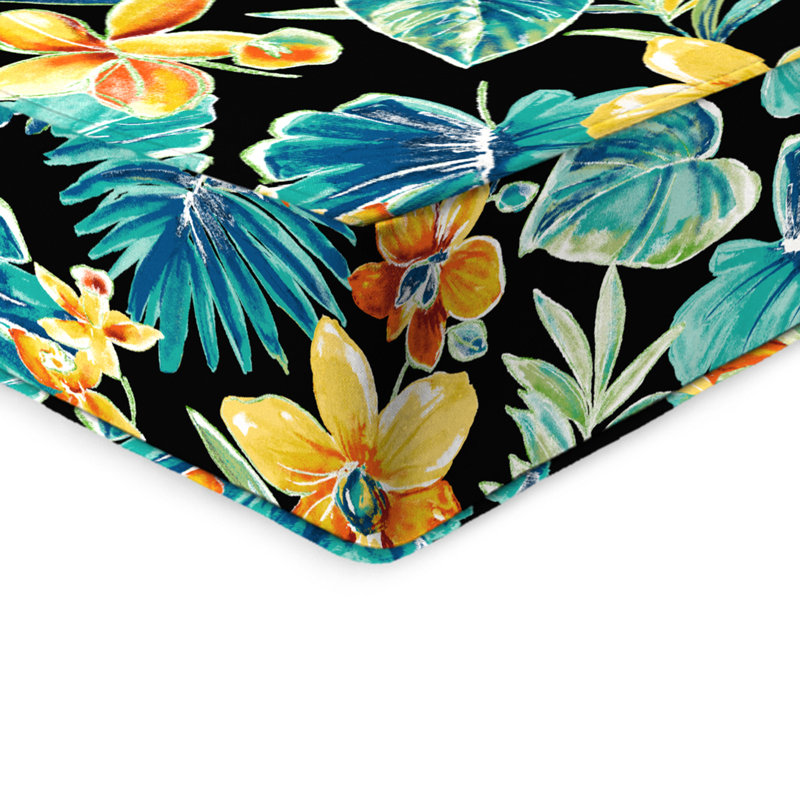 24" x 26.5" Outdoor Deep Seat Chair Cushion Set with Welt, Beachcrest Caviar