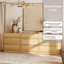 Commode moderne à 9 tiroirs en bois, commode de rangement sans poignée avec base de plancher solide, armoire de rangement minimaliste pour le salon de la chambre à coucher-1632040169