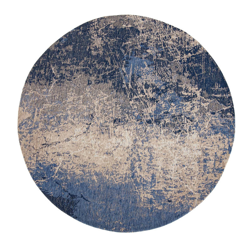 Jacquard Indoor / Outdoor Rug, Blue