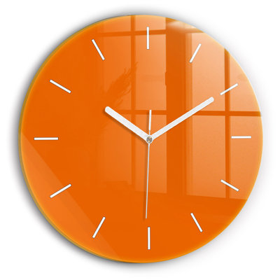 Glass Wall Clock