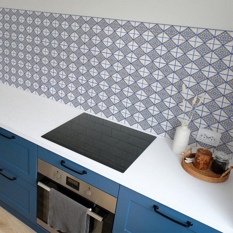 Autocollants muraux auto-adhésifs, décorations de carreaux pour dosseret de cuisine, meubles de salle de bain