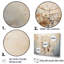 «Beige et gris fils de rêves», impression sur toile-2066782511-2066782510