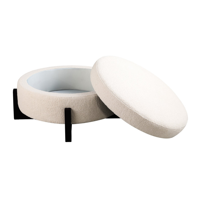 Repose-pieds beige