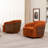 Andretta Linen Swivel Barrel Chair-2087832345