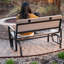 Banc en métal pour l'extérieur