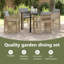 4 - Person Patio Dining Set with-1943059881-1943059880