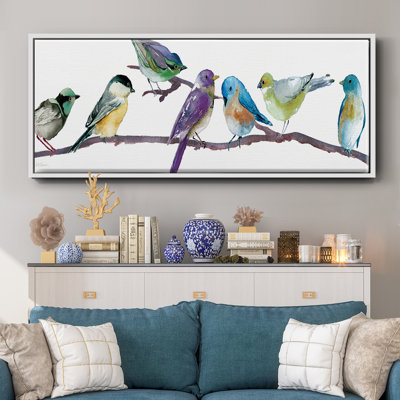 Colorful Spot- Framed Canvas