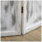 5.5' 4 Panel Room Divider Folding Privacy Screen, White, Rustic Charm For Instant Space Partitioning