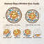 Panneau de vitrail Sun Face ， 7,8H-1027760372