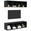 TV Cabinet Set 3 Pcs Engineered Wood-258398401