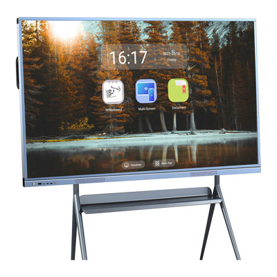 JYXCN Interactive Smart Board 55 Inch, Enhance Learning & Collaboration! All-in-One Touch Screen Interactive Whiteboard with Dual System & Cloud Shari