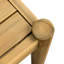 Table de salle à manger d'extérieur - Bois, bois stable pour le patio