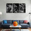 3 Piece Wrapped Canvas Print-824815079