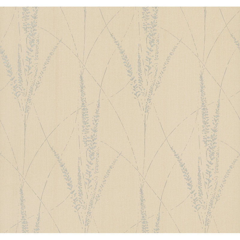 Papier peint Graceful Willow Putty, Crème