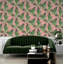  Tropical Jungle Botanical Wallpaper Pink Green Leaf Pattern Washable 921405