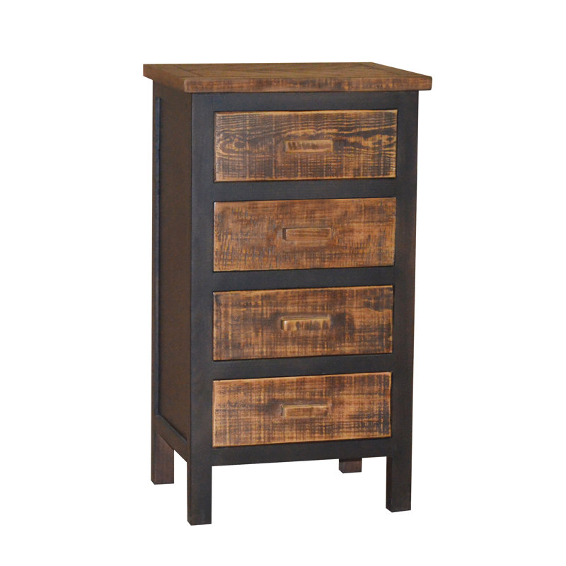 Commode 4 tiroirs Wovenwood, Espresso / Brown