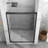 48"X72" Sliding Shower Door Combo W/ 48" Acrylic Shower Base, Aluminum Framed Double Sliding Door, Tempered Glass Door
