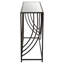 Hesham 101cm Glass Top Console Table