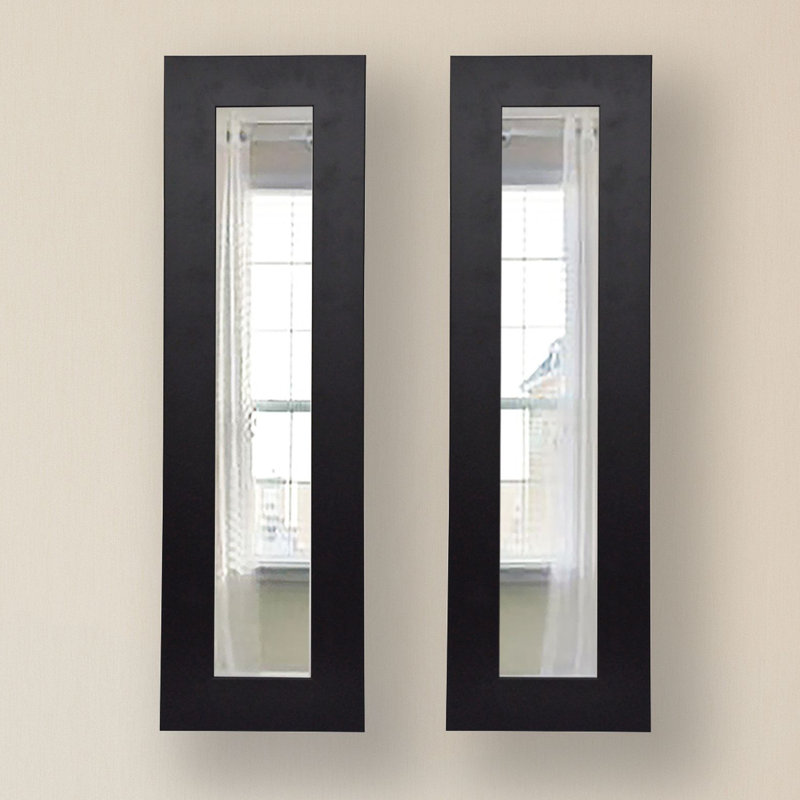Ensemble de miroirs 2 pièces Billie-Rae, H 15,5 po x l 39,5 po