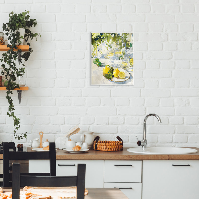 Plaque murale «Meringue Lemons» par Annabelle Hall