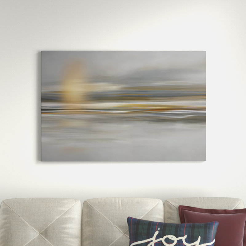«Soft Sea Landscape», impression sur toile tendue, H 32 po x l 48 po x P 1,5 po