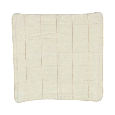 Bilbrook Striped Beige Square Cushion