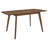 Natural Walnut Rectangular Dining Table