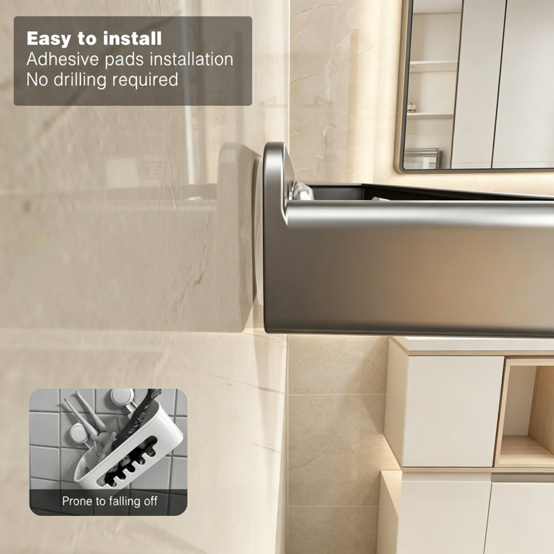 Carbon Steel Wall Bathroom Shelves