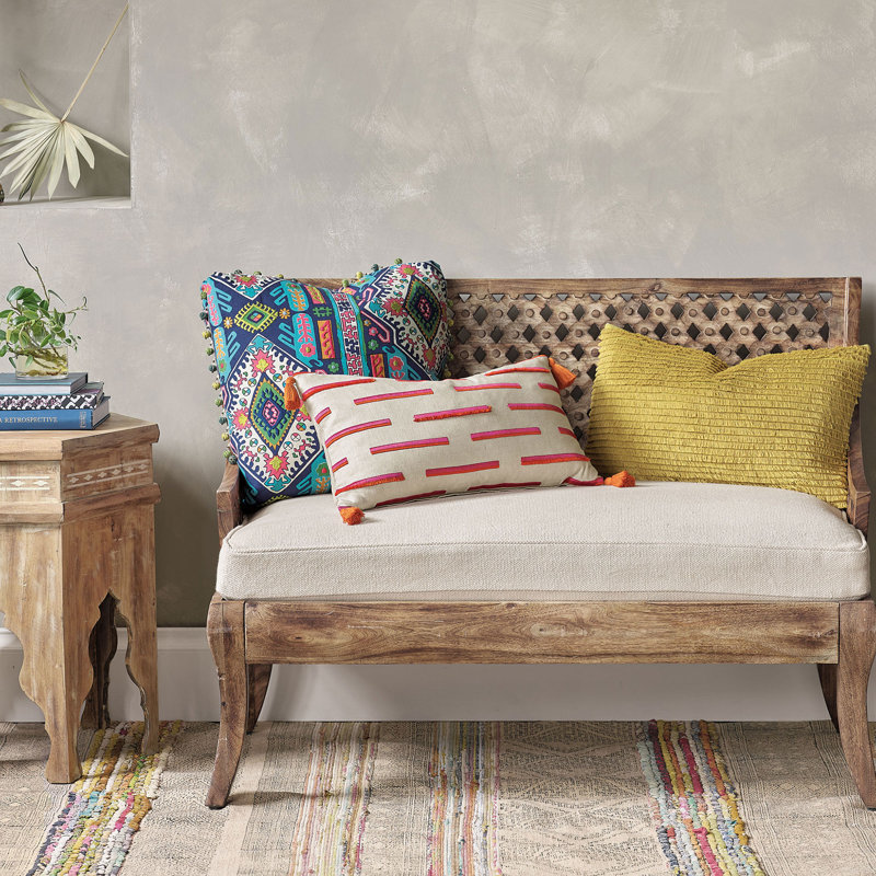 Housse et insert de coussin décoratif Fairuza Trompe L'Oeil