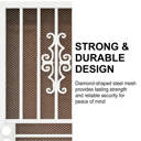 ARK DESIGN Pet Door Security Door Left Hinging Surface Mount Steel ...