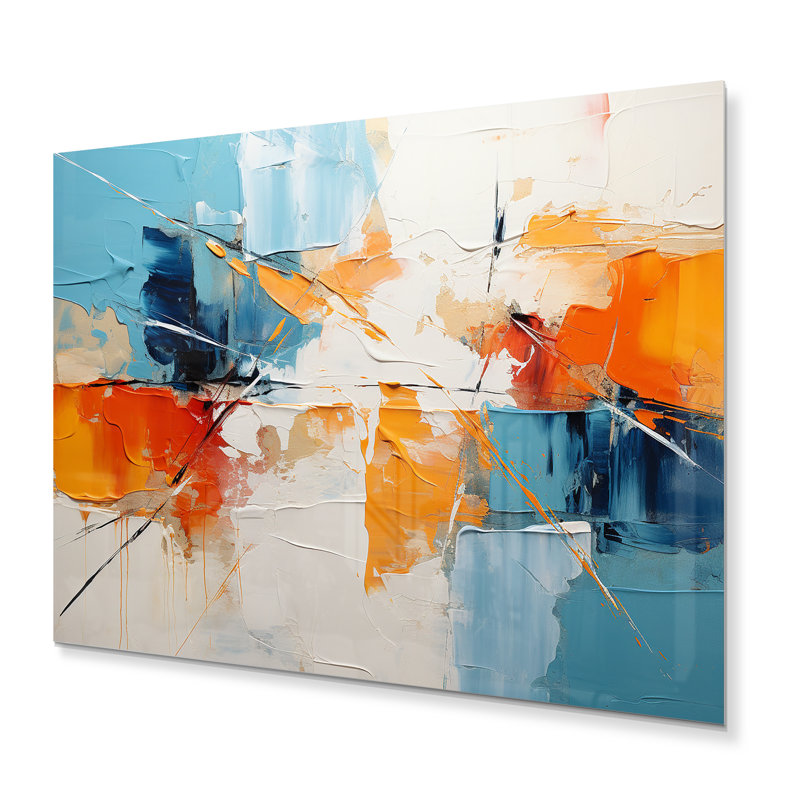 Rhythmic Abstraction III - impression sans cadre sur métal, H 12 po x l 20 po x P 1 po