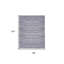 Tapis gris antidérapant lavable à la machine 8 pi x 10 pi gris et ivoire