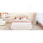 Lit plateforme tapissier avec tiroir Teddy