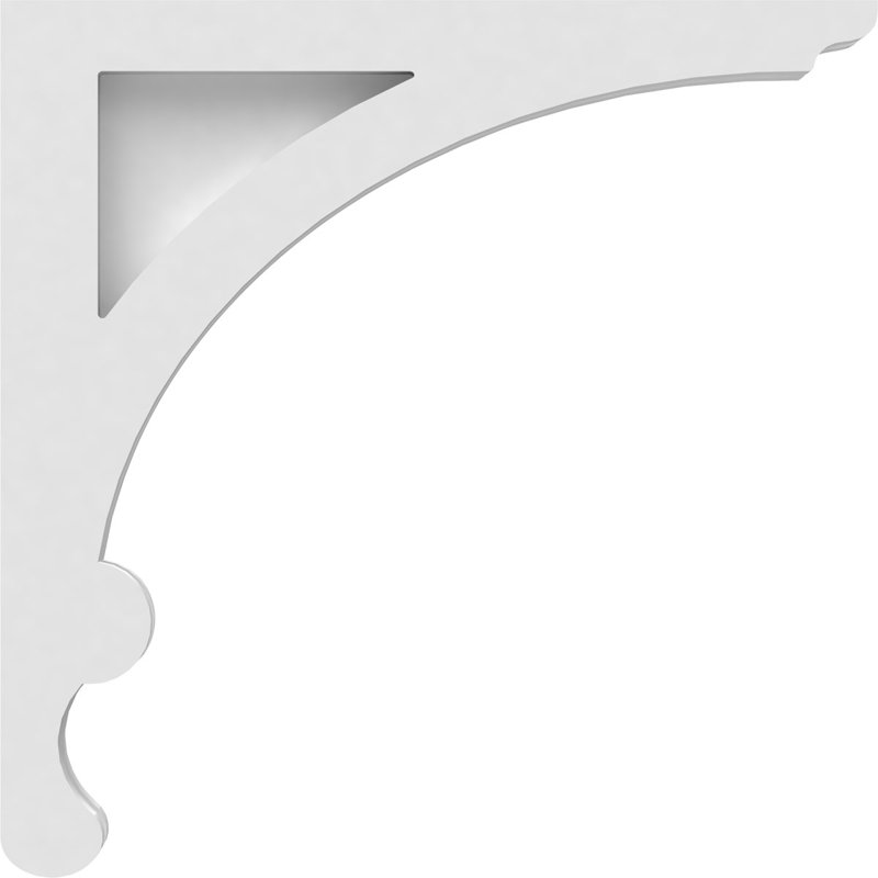 Corbeau en PVC Legacy de qualité architecturale, H 14 po x P 14 po x l 1,875 po