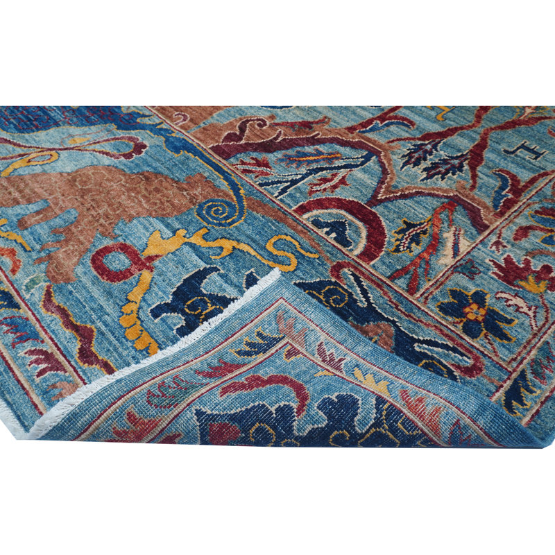 One-of-a-Kind 11'10" X 14'6" Hand Knotted Area Rug
