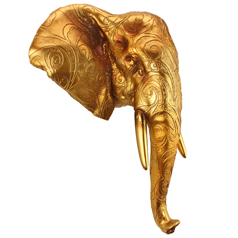 Fortune Mandala Elephant Wall Sculpture