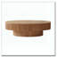 Table basse ovale avec rangement 47 po-724032992
