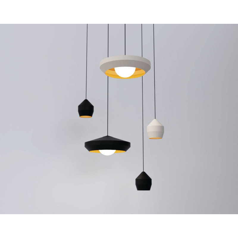 1 - Light Single Pendant, White
