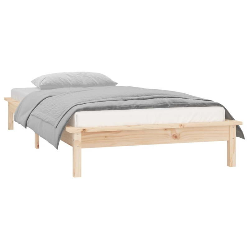 Kircho Bed Frame, Natural, 100 x 200 cm