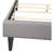 Casual Bed Frame In Light Gray