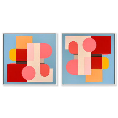 «Abstract Blocks Set», toile par Art Remedy