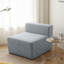 Causeuse de canapé simple en forme de cube, conception compacte et légère, chaise longue / repose-pieds polyvalent, rembourrage en mousse robuste, rembourrage épais, peu encombrant pour le salon / la chambre à coucher (AP)-1941306833