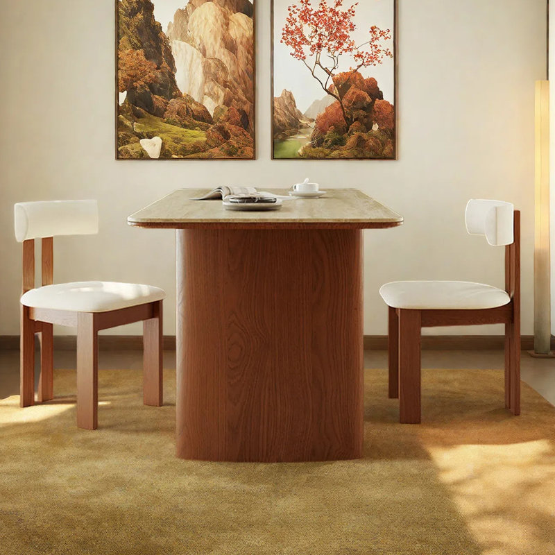 Table de salle à manger rétro, H 29,53 po x L 55,12 po x l 31,5 po