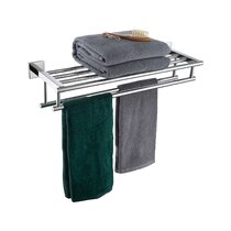 Antique Brass Towel Bars, Racks, and Stands You'll Love - Wayfair