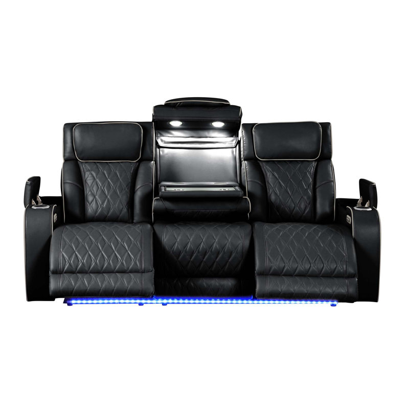 Canapé inclinable Fortuner, Noir